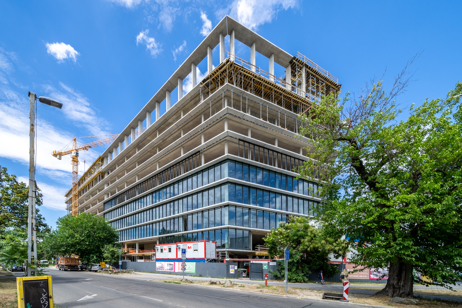 Building structure completed at Liberty, WING’s mixed-use development integrating office and hotel functions