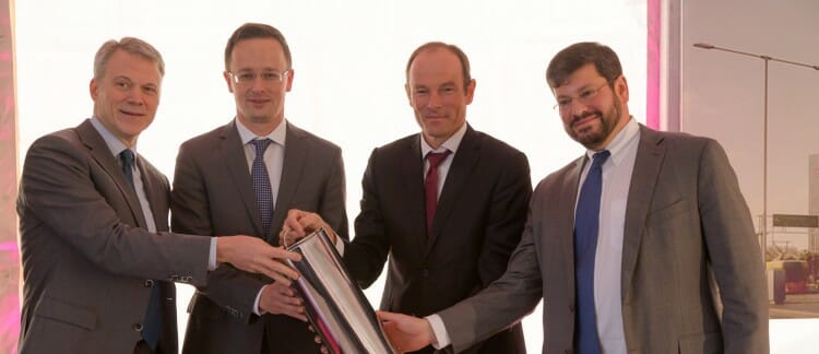 Foundation stone laid for new Telekom headquarters