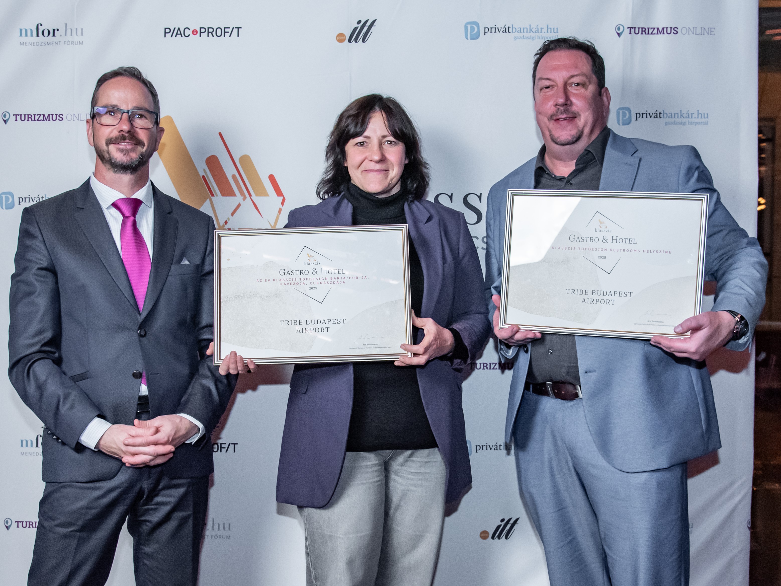 WING Achieves Multiple Wins with TRIBE Budapest Airport Hotel at the Klasszis TopDesign Awards