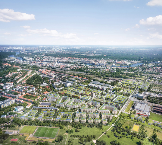 Elkezdődött a Segelflieger Quartier építése Berlinben – új városrész születik a WING által